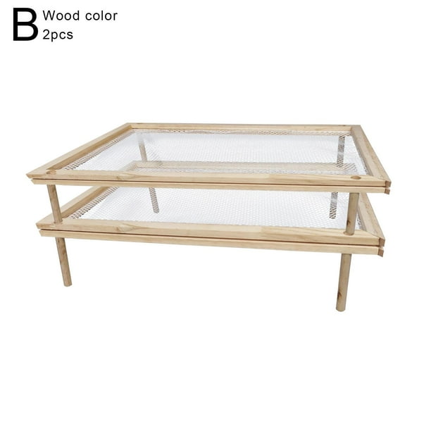 Wooden Herb Drying Rack Wood Pasta Drying Rack Stackable Tool Food Reliable Dryer Net