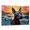 American Hairless Terrier, variant on Thuan Smooth Fox Terrier Dog Art Print Canvas, Dog Canvas Wall Art Painting Decor, Dog Pop Art Home Decor Artwork For Bedroom Living Room Bathroom decor