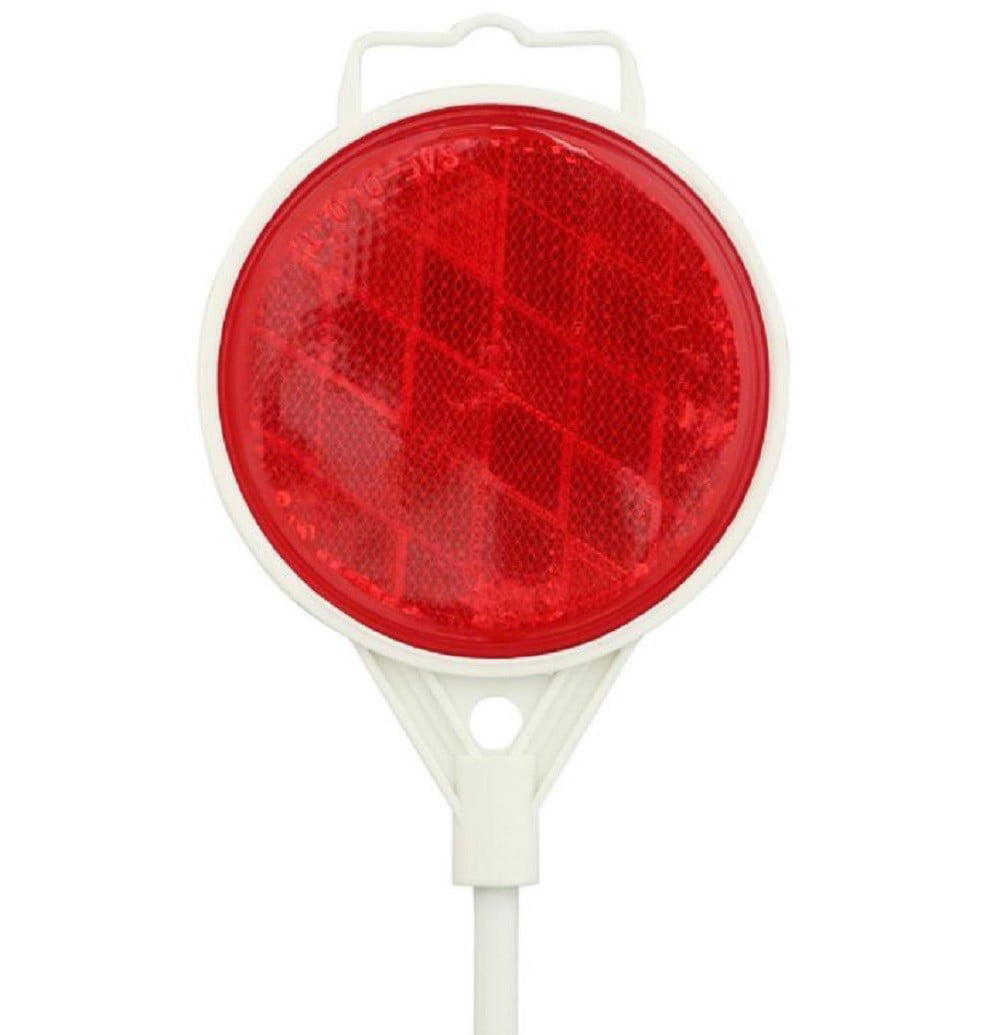 Tingyuan 8 Pack 48 Inch Fiberglass Driveway Markers Double Sided Red Reflectors 