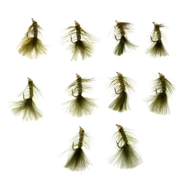 10x Bead Head Nymph Flies Woolly Buggers Sinking Fishing Flies