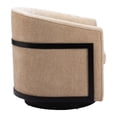 thumbnail image 2 of Hanko Swivel Chair Golden Beige Accent Chair, Modern Style, Armrest support, Plywood, Indoor Living, 2 of 7