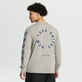 thumbnail image 2 of Men's Fanatics Cream New York Knicks Crossover Collection Ball Screen Action Premium Long Sleeve T-Shirt, 2 of 5