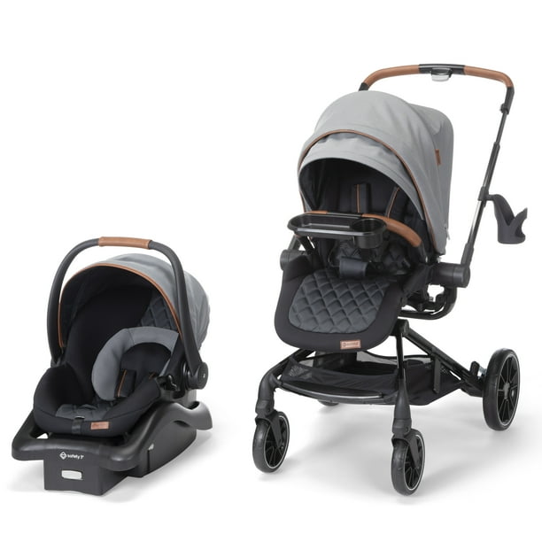 MONBEBE Monbebe Car Seat Stroller Combo, 360 Rotating Modular Travel