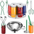 thumbnail image 2 of 7Pcs Canning Supplies Starter Kit Canning Tools Set Stainless Steel Canning Set with Canning Rack Canning Tonga Jar Lifter Durable Multifunctional Canning Kit for Canning Pot Home, 2 of 11