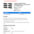 thumbnail image 2 of Crankcase Breather Element - Compatible with 2011 - 2019 Ram 2500 6.7L 6-Cylinder Diesel 2012 2013 2014 2015 2016 2017 2018, 2 of 2