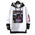 thumbnail image 1 of Sudaderas de forro polar con estampado de rapero, sudaderas con capucha sueltas informales de gran tamaño, cintas con letras, Sudadera con capucha Y2k, ropa de calle, Jersey Unisex, Top de retazos, 1 of 4