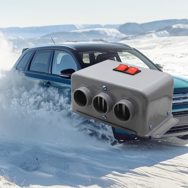 Vggrvlo Car Heater Portable 12V Car Heaters & Defroster 200W Fast Heating & Cooling Fan 2 in 1 Heating & Cooling Fast Heating Defrost Defogger with 360° Rotary Car Heaters for Vehicle
