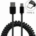 thumbnail image 2 of 18W Fast Car Charger for OnePlus Nord N20 5G Phone - USB Port Coiled Cable Type-C Quick Charge DC Socket for OnePlus Nord N20 5G, 2 of 6