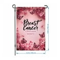 thumbnail image 3 of Fasiaou Breast Cancer Awareness Garden Flag Polyester Outdoor Decorative Ribbon Flag for Yard Lawn Porch Display Support Solidarity Fundraiser Event, 3 of 6