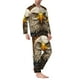 thumbnail image 2 of Fotbe Vintage Pattern Bald Eagle Pijama de Hombre con Estampado de Manga Larga, Conjunto de 2 Piezas, Ropa de Dormir Suave y Cómoda con Bolsillos-X-Large, 2 of 7