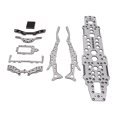 thumbnail image 1 of RC Drift Racing Chasis, Fibra De Carbono RC Car Chasis Frame Kit Alta Flexibilidad Para Reemplazo ANGGREK Otros, 1 of 8