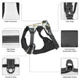 thumbnail image 3 of Vsdgher Poodle Dog Pattern Dog Harness,No Pull Pet Harness with Soft Padded Handle,Adjustable Reflective Vest with 2 Buckles,4 Slide Buckles,S-XL Small, 3 of 4