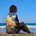 thumbnail image 3 of Sunflower Beach Towel Microfiber Beach Towels Sand Free Quick Dry Lightweight Travel Towels, 3 of 7
