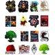 thumbnail image 2 of 50pcs Game Stickers, Cool Trendy Game Decals for Boys Men Water Bottles Notebook Luggage Bicycle Motorcycle Boy Gifts, 2 of 5