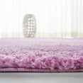 thumbnail image 5 of SAFAVIEH August Carlene Solid Plush Shag Area Rug, Pink, 2' x 3' - Modern Design, Pink, Non-Shedding & Easy Cleaning, Ultra Plush Thick Pile, Ideal for Living Room, Bedroom, Entryway, 5 of 11