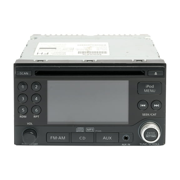 Restored 2011-2012 Nissan Rogue AM FM Radio Single Disc CD w Display 281851VK0A Opt PY22G (Refurbished)
