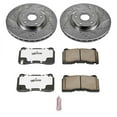thumbnail image 3 of PowerStop Front Z26 Street Warrior Carbon-Fiber Ceramic Brake Pad and Drilled and Slotted Rotor Kit Fits: SUBARU Select Models K131-26, 3 of 9