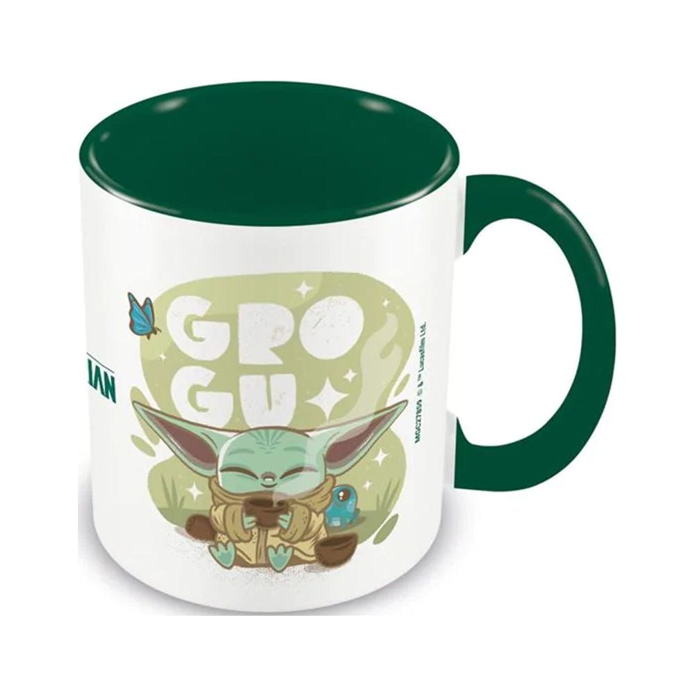Tazza Star Wars The Mandalorian Con Grogu - 325 Ml, Ceramica, Interno Verde, Lavabile In Lavastoviglie E Microonde, Regalo Ufficiale Per Uomini, Donne E Bambini - 4