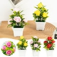 thumbnail image 1 of Flores artificiales de espuma Realistic - Mini bonsái en maceta para decoración del hogar, escritorio de oficina y regalo de bajo mantenimiento, 1 of 6