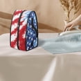 thumbnail image 3 of HELLHERO Dustproof Travel Iron Storage Case Tie-Dye US Flag Protective Easy Storage Cleaning Lightweight Steamer Organizer, Case Only, 3 of 6