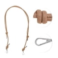 thumbnail image 3 of Unique Bargains 1 Pc Single Shoulder Handbag Strap for Office Khaki PU Metal, 3 of 5