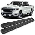 thumbnail image 4 of Ikon Motorsports Running Boards Compatible With 19-25 Ram 1500 Quad Cab OE Black Side Step Nerf Bars, 4 of 7