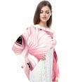 thumbnail image 4 of Pink Monkey Gorilla Elegant Translucent Chiffon Silk Scarf for Women | Light & Breathable 180*73 Size Headscarf, 4 of 6