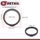 thumbnail image 5 of Adaptador de anillo espaciador de altavoz Unique Bargains para Honda CRZ 2011-2016 Front Rear 6.5" ABS 2 Set, 5 of 7