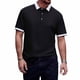 thumbnail image 1 of Camisas de Manga Corta de los Hombres Casual Color Sólido Lapel Top, Blusa de Verano de Nylon para el Uso Diario, 1 of 8