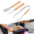 thumbnail image 1 of Ensemble d'Outils de Barbecue, Ensemble d'Outils de Barbecue 3 Pcs Multifonctionnel Grande Durabilité pour la Maison pour le Camping, 1 of 8