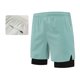thumbnail image 4 of pstuiky Pantalones cortos para hombre, Pantalones cortos deportivos de playa de doble capa, informales, de secado rápido, de color liso, para hombre Pantalones cortos deportivos para hombre, 4 of 4