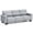 Gray, variant on Aiho 89" Chenille Sofa 3-Seater, Pet Friendly Deep Seat Modern Couch with Wide Armrests for Living Room, Dark Gray