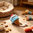 thumbnail image 4 of Ice Cream Squeaky Pet Toy for Small Dogs and Cats, Soft Plush with Crinkle Sound, Lightweight Chew and Play Toy, 4 of 7