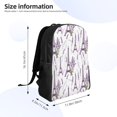 thumbnail image 4 of Balery Lavender Flowers Mochila - Mochila Estilosa y Duradera para Laptop de 15 Pulgadas con Tela Oxford Impermeable, 4 of 8