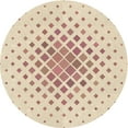 thumbnail image 1 of Ahgly Company Machine Washable Indoor Round Transitional Peach Beige Area Rugs, 3' Round, 1 of 7