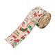 thumbnail image 2 of Cintas,Embalaje de regalo de cintas de borde con cable de Navidad,Navidad Cintas de Navidad Cinta para regalos,Decoración de cinta de envoltura con navideños,5mx6cm Cintas Macarena Cintas, 2 of 8