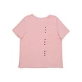 thumbnail image 3 of Caitzr Women Cotton Linen T-Shirts Short Sleeve Tunic Tops Casual Loose Blouse Plue Size S-5XL, 3 of 7