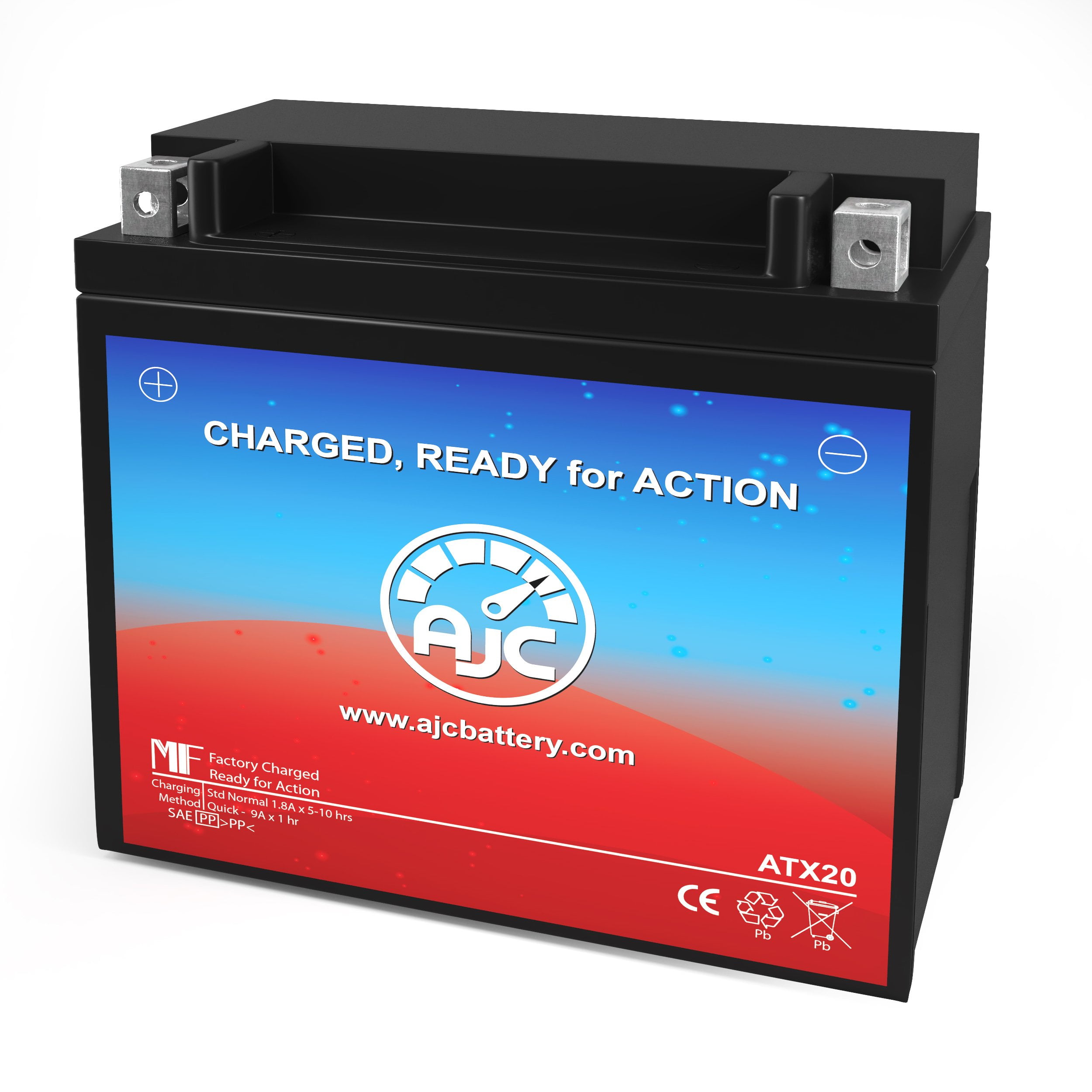 Pessimistisch Ramkoers bloem Kinetik APTX20 12V Powersports Replacement Battery - This Is an AJC Brand  Replacement - Walmart.com