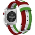thumbnail image 2 of 42-44mm Apple Watch compatible con la banda de Iwatch, banda de repuesto de nailon tejido fino, 2 of 5