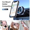 thumbnail image 2 of for iPhone XR Case with Screen Protector,Sliding Camera Cover,-Grade Cover with  Stand Phone Case 6.1" Rose Gold, 2 of 14