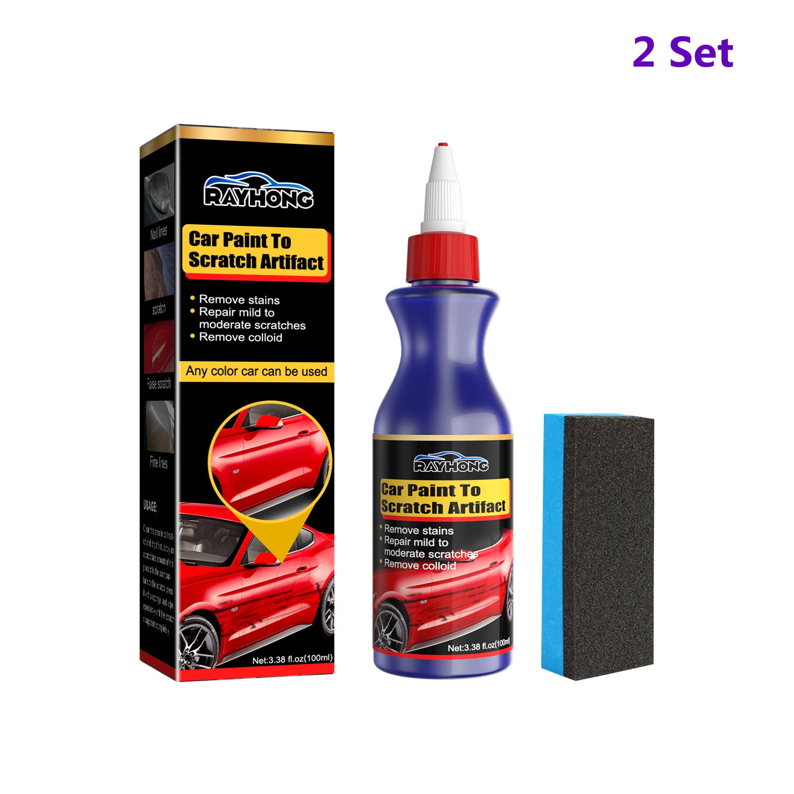 Firelye Scratch Repair Wax for Car, Nano Car Scratch Removal Spray, Car Wax  Scratch Remover, Car Paint Scratch Repair Agent, Scratch Remover for