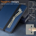 thumbnail image 6 of JETech Case for Samsung Galaxy Tab S9 11-Inch with S Pen Holder, PU Leather Business Folio Stand Protective Tablet Cover with Pocket & Straps, Auto Wake/Sleep, Multi-Angle Viewing (Navy), 6 of 6