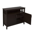 thumbnail image 4 of UWR-Nite Buffet Cabinet, Kitchen Buffet Storage Cabinet Sideboard Buffet Storage Cabinet Buffet Server Cupboard Cabinet Console Table with 2 Doors and Adjustable Shelf, 4 of 5