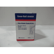 Cover-Roll Stretch Polyester Dressing Retention Tape with Liner White NonSterile 2 x 10 Yd 1 Ct