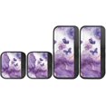 thumbnail image 2 of Hinthetall Purple Marble Butterfly Washbale Handle Covers for Fridge and Microwave 4PCS Keep Your Kitchen Appliances Clean Handle Covers for Microwave Fridge Oven, 2 of 7
