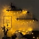 thumbnail image 5 of Cadena de luces de lámina dorada, 5 metros, 50 luces, boda, Navidad, cumpleaños, vacaciones, lámpara LED de decoración de jardín, regalo de fiesta, blanco cálido, 5 of 5