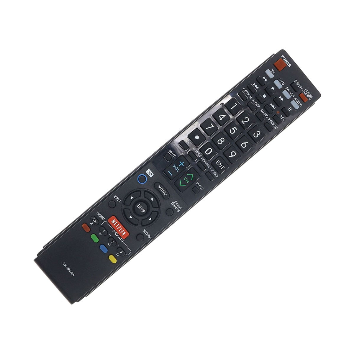 Sharp Aquos GB005WJSA Replacement TV Remote for LC60LE655U LC60LE657U