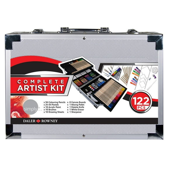 Trousse d'art complète, 122 articles