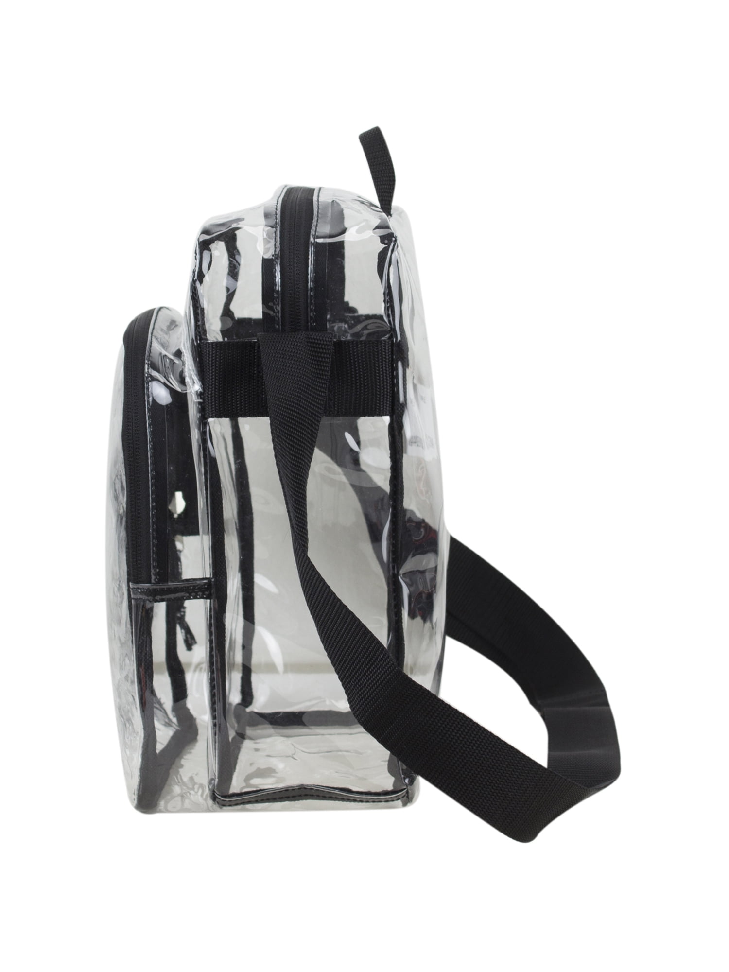 Eastsport Unisex Clear Stadium Gear Bag, Black