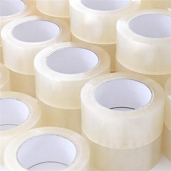 12 Rolls Clear Packing Tape Industrial Packaging Tapes 60 Yards Per